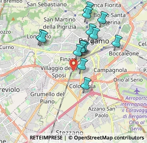 Mappa Parco Bergamo Ovest, 24127 Bergamo BG, Italia (1.66286)