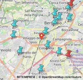 Mappa Parco Bergamo Ovest, 24127 Bergamo BG, Italia (2.46929)