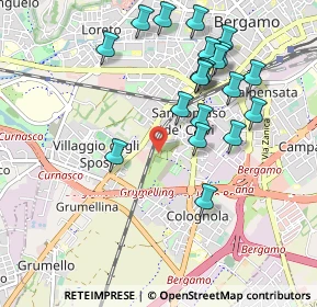 Mappa Parco Bergamo Ovest, 24127 Bergamo BG, Italia (1.006)