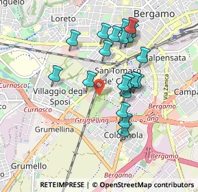Mappa Parco Bergamo Ovest, 24127 Bergamo BG, Italia (0.8315)