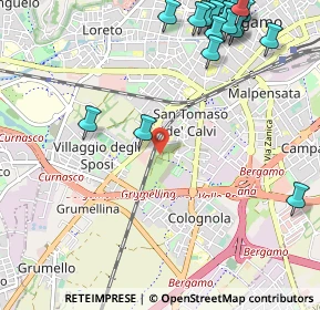 Mappa Parco Bergamo Ovest, 24127 Bergamo BG, Italia (1.5025)