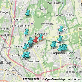 Mappa Via Palermo, 21050 Cairate VA, Italia (1.842)