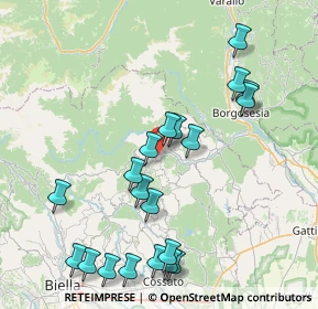 Mappa Frazione Gila, 13833 Portula BI, Italia (8.949)