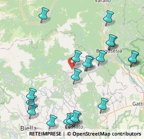 Mappa Frazione Gila, 13833 Portula BI, Italia (9.84)