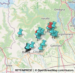 Mappa Frazione Gila, 13833 Portula BI, Italia (11.145)