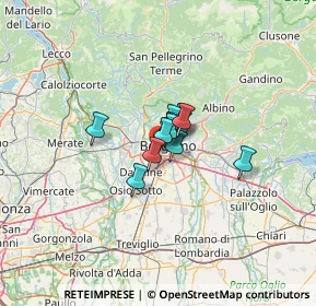 Mappa Via Francesco Azzanelli, 24127 Bergamo BG, Italia (5.5875)