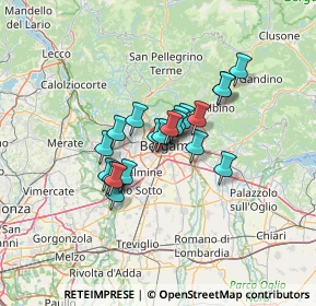 Mappa Via Francesco Azzanelli, 24127 Bergamo BG, Italia (9.169)