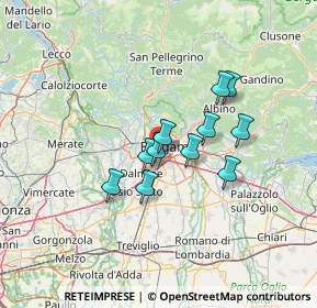Mappa Via Francesco Azzanelli, 24127 Bergamo BG, Italia (9.72818)