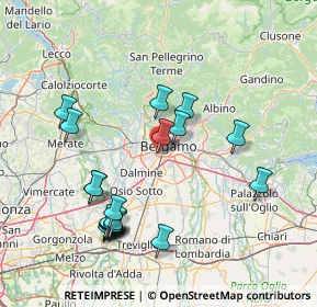 Mappa Via Francesco Azzanelli, 24127 Bergamo BG, Italia (16.0545)