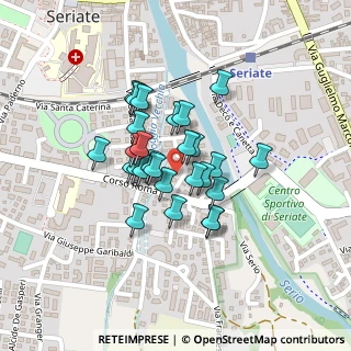 Mappa Via G. Galilei, 24068 Seriate BG, Italia (0.15148)
