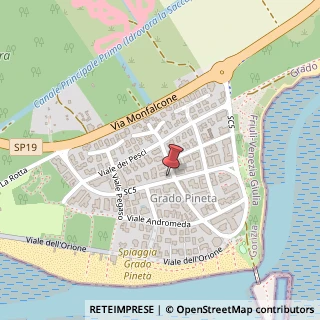 Mappa Viale Orsa Maggiore, 57, 34073 Grado, Gorizia (Friuli-Venezia Giulia)