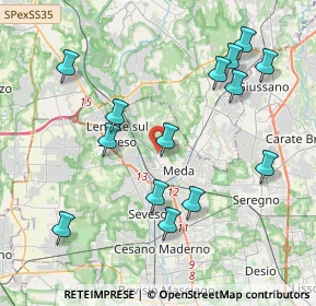 Mappa Via Cesare Beccaria, 20821 Meda MB, Italia (4.23714)