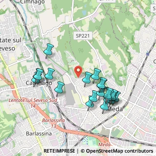Mappa Via Cesare Beccaria, 20821 Meda MB, Italia (0.952)
