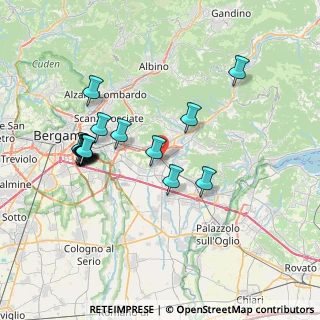 Mappa Via Giosuè Carducci, 24060 Montello BG, Italia (7.31625)