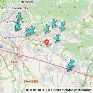 Mappa Via Giosuè Carducci, 24060 Montello BG, Italia (4.59727)