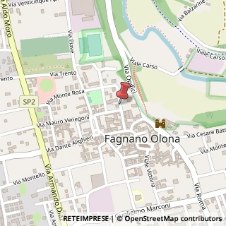 Mappa Via Saibene Pompeo, 35, 21054 Fagnano Olona, Varese (Lombardia)