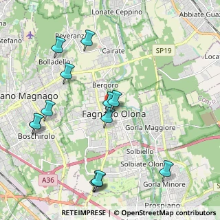Mappa Via Pompeo Saibene, 21054 Fagnano Olona VA, Italia (2.36769)