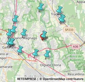 Mappa Via Pompeo Saibene, 21054 Fagnano Olona VA, Italia (4.5)