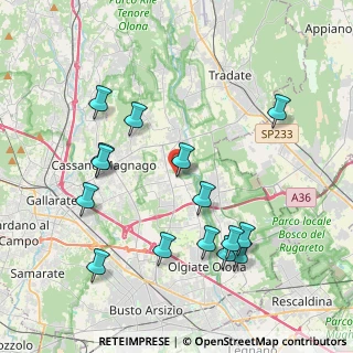 Mappa Via Pompeo Saibene, 21054 Fagnano Olona VA, Italia (4.23667)