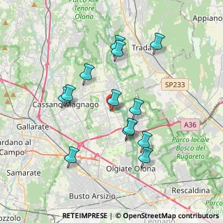 Mappa Via Pompeo Saibene, 21054 Fagnano Olona VA, Italia (3.46615)