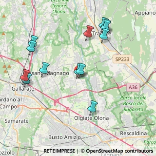 Mappa Via Pompeo Saibene, 21054 Fagnano Olona VA, Italia (4.45077)