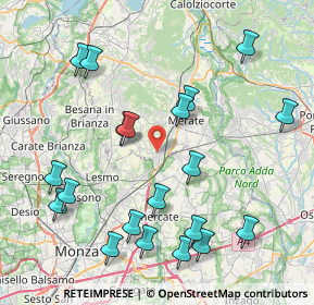 Mappa Via Roma, 23871 Lomagna LC, Italia (9.151)