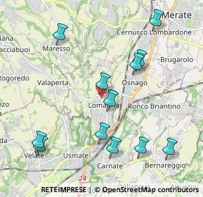 Mappa Via Roma, 23871 Lomagna LC, Italia (2.20333)