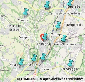 Mappa Via Roma, 23871 Lomagna LC, Italia (2.41364)