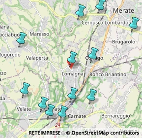 Mappa Via Roma, 23871 Lomagna LC, Italia (2.5025)