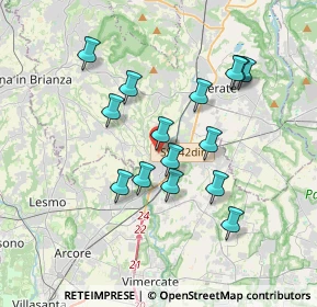 Mappa Via Roma, 23871 Lomagna LC, Italia (3.248)