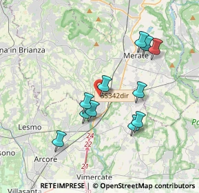 Mappa Via Roma, 23871 Lomagna LC, Italia (3.36091)