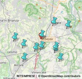 Mappa Via Roma, 23871 Lomagna LC, Italia (3.64545)