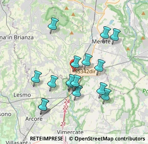 Mappa Via Roma, 23871 Lomagna LC, Italia (3.37688)