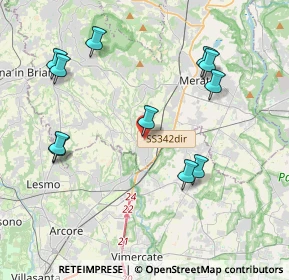 Mappa Via Roma, 23871 Lomagna LC, Italia (4.25727)