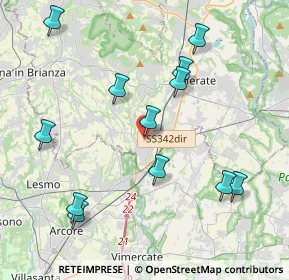 Mappa Via Roma, 23871 Lomagna LC, Italia (4.3825)