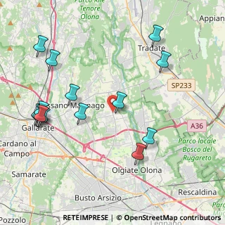 Mappa Via Monte Rosa, 21054 Fagnano Olona VA, Italia (4.77714)