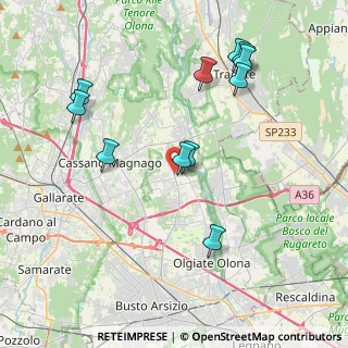 Mappa Via Monte Rosa, 21054 Fagnano Olona VA, Italia (4.18727)