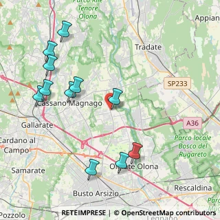 Mappa Via Monte Rosa, 21054 Fagnano Olona VA, Italia (4.63818)