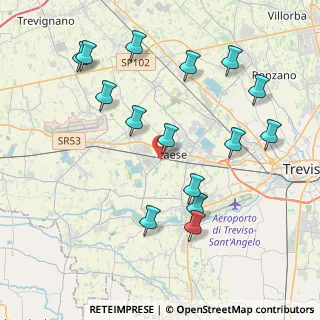 Mappa Via Mons. C. Breda, 31038 Paese TV, Italia (4.33467)