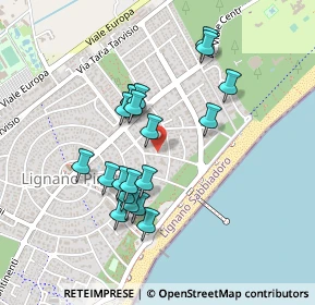 Mappa Via Arco del Maestrale, 33054 Lignano Sabbiadoro UD, Italia (0.3965)