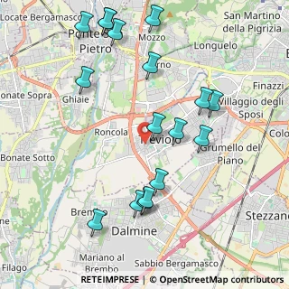 Mappa Piazza della Conciliazione, 24048 Treviolo BG, Italia (2.28059)