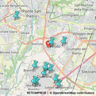 Mappa Piazza della Conciliazione, 24048 Treviolo BG, Italia (2.63273)