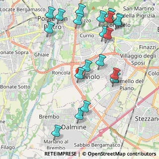 Mappa Piazza della Conciliazione, 24048 Treviolo BG, Italia (2.4775)