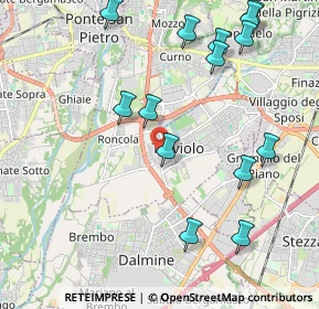 Mappa Piazza della Conciliazione, 24048 Treviolo BG, Italia (2.37714)