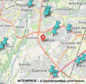 Mappa Piazza della Conciliazione, 24048 Treviolo BG, Italia (2.86357)