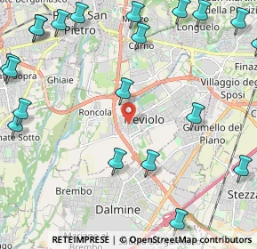 Mappa Piazza della Conciliazione, 24048 Treviolo BG, Italia (3.119)