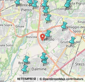 Mappa Piazza della Conciliazione, 24048 Treviolo BG, Italia (2.654)