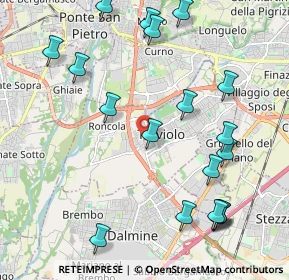 Mappa Piazza della Conciliazione, 24048 Treviolo BG, Italia (2.46053)