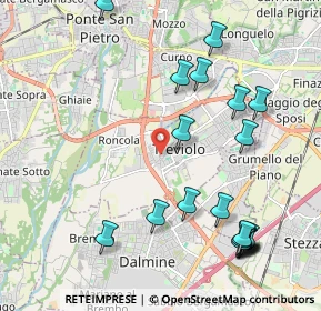 Mappa Piazza della Conciliazione, 24048 Treviolo BG, Italia (2.4755)