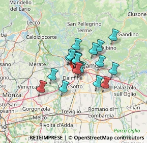 Mappa Piazza della Conciliazione, 24048 Treviolo BG, Italia (8.84056)